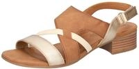 Mustang Shoes Sandalette, Sandalette, Festtagsschuh mit Metallic-Eins&auml;tzen
