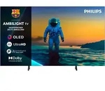 PHILIPS OLED-Fernseher "77OLED810/12", F (A-G), schwarz, 77, Fernseher