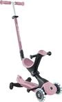 Tretroller GLOBBER "GO-UP DELUXE LIGHTS ECO 360, mit Leuchtrollen", beere, Roller,