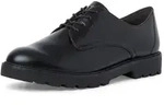 Schn&uuml;rschuh TAMARIS, Damen, Gr. 36, schwarz, Lederimitat, clean, gepflegt,...