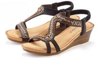 Vivance Sandalette "Sommerschuh, offener Schuh, Sandale, Keilsandalette," mit