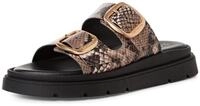 Tamaris Pantolette, Keilabsatz, Sommerschuh, Schlupfschuh, verstellbare Schnallen