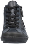 Schn&uuml;rboots REMONTE, Damen, Gr. 43, schwarz (dunkelblau, schwarz), Leder,