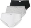 Schiesser Brasilslip "Modern Multipacks" 3er Pack, Spitzenb&auml;nder, Single-Jersey,