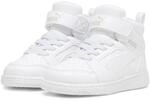 Sneaker PUMA "PUMA Rebound V6 Mid Sneakers Kinder", Kinder, Gr. 22, wei&szlig; (wei&szlig; cool