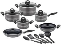 GSW Topf-Set "Milano, inkl. 5-teiliges K&uuml;chenhelfer-Set" Set, je 1 Kochtopf