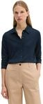 Blusenshirt MARC O'POLO "aus LENZING&trade; ECOVERO&trade;", Damen, Gr. XXS, blau (maniac