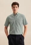 seidensticker Businesshemd "Regular" Regular 1/2 Button-Down-Kragen Struktur