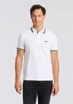 Poloshirt BOSS GREEN "Paddy", Herren, Gr. L, wei&szlig; (open wei&szlig;112), Jersey,