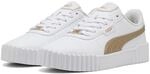 Sneaker PUMA "Carina 3.0 Day Night Sneakers Damen", Damen, Gr. 37, wei&szlig; gold,