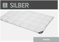 SPESSARTTRAUM Daunenbettdecke "Silber" warm F&uuml;llung 100Daunen 1 Stk. tlg.