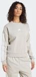 Sweatshirt ADIDAS SPORTSWEAR "W 3S FL SWT", Damen, Gr. XL, grau (wonder alumina,