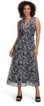 Cartoon Midikleid "Damen ohne Arm" Ohne Tasche Druck