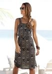 LASCANA Jerseykleid "mit Ringdetail am Tr&auml;ger und Ethnodruck" Ohne Taschen