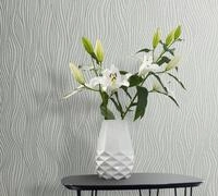 Marburg Vliestapete "Serene Stripes" Streifen moderne Tapete f&uuml;r Wohnzimmer