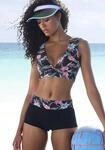KangaROOS Bikini-Hotpants "Agave" mit bedrucktem Bund