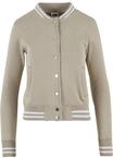 Anorak URBAN CLASSICS "Urban Classics Damen Ladies College Sweat Jacket", Damen, Gr.