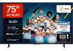 TCL QLED-Fernseher "75T69CX1", Energieeffizienz: F (A-G), schwarz, 75 &prime;&prime;,
