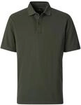 Poloshirt CASAMODA "CASAMODA Polo-Shirt uni", Herren, Gr. L, gr&uuml;n, 95% Baumwolle, 5%