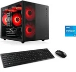 CSL PC "Cube V24129", schwarz, Microsoft Windows 11 Home (64 Bit), 16 GB RAM 500 GB