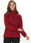 Outdoorjacke WEATHER REPORT "CAMELIA W-PRO15000", Damen, Gr. 34, rot (weinrot), 94%