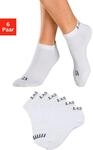 LASCANA ACTIVE Sneakersocken "Damen Sportsocken, Kurzsocken ohne Frottee...