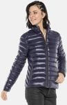 Cipo & Baxx Winterjacke "Steppjacke in tollem Design" ohne Kapuze mit Markenpatch,