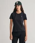 Gant T-Shirt "REG SHIELD KA T-SHIRT" mit einer kleinen aufgestickten Wappen-Grafik