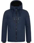 Winterjacke ALESSANDRO SALVARINI "ASMori", Herren, Gr. S, blau (navy), Obermaterial: