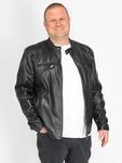 Lederjacke MAZE "42024135", Herren, Gr. 54, schwarz, Obermaterial: 100% Lammleder.