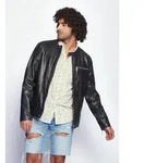 Lederjacke MAZE "181Berwick", Herren, Gr. M, schwarz, Obermaterial: 100% Lammleder.