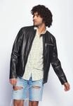 Lederjacke MAZE "181Berwick", Herren, Gr. M, schwarz, Obermaterial: 100% Lammleder.