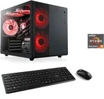 CSL PC "Cube V24198", schwarz, Microsoft Windows 11 Home (64 Bit), 64 GB RAM 1.000 GB