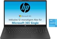 HP Notebook "15-fd0216ng", schwarz (jet schwarz), 4 GB RAM 128 GB SSD, Celeron,