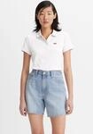 Poloshirt LEVI'S "LEVI'S HM POLO", Damen, Gr. S (36), wei&szlig;, Piqu&eacute;, Obermaterial: