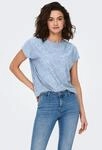 ONLY Kurzarmshirt "ONLSMILLA LIFE S/S TOP JRS NOOS" regular fit, modisch, Single
