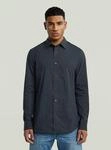 Langarmshirt G-STAR "Uniform Slim Hemd", Herren, Gr. XS, salute, Obermaterial: 69%