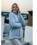 Fleecejacke ARCTIC SEVEN "ASDiania", Damen, Gr. S, blau (dusty blau), Obermaterial: