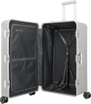travelite Hartschalen-Trolley "NEXT Aluminium Rahmenkoffer" 100 l 4 Rollen variable