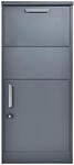 WESTMANN Briefkasten "Stahl-Paketbox Pepe" Anthrazit, 50x39x114 cm