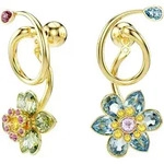 Paar Ohrstecker SWAROVSKI "Schmuck Geschenk Idyllia Drop-Ohrh&auml;nger Blume", gold