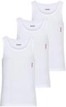 HUGO Underwear Ripptanktop Packung, 3er, 3 Stk. Basic, Rundhals