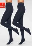 Thermostrumpfhose LAVANA, Damen, Gr. S (36/38), blau (marine), Obermaterial: 66%