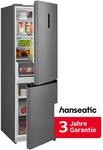 Hanseatic K&uuml;hl-/Gefrierkombination "HKGKB18560BNFI" 185 cm hoch 59,5 cm breit inkl.