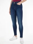 Tommy Jeans Skinny-fit-Jeans "NORA MID RISE" mit Waschung, Logo-Badge