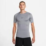 Trainingsshirt NIKE "M NP DF TIGHT TOP SS", Herren, Gr. S, smoke grau, b,