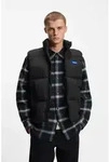 Steppweste HUGO "Bodolino", Herren, Gr. L, schwarz (schwarz001), Web,...