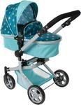 Kombi-Puppenwagen CHIC2000 "Mika", sternchen t&uuml;rkis, Puppenwagen, KinderB:41cm