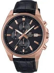 Chronograph CASIO EDIFICE, schwarz (schwarz, schwarz), Armbanduhren, Herren,