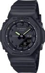 Chronograph CASIO G-SHOCK, schwarz (schwarz, schwarz, schwarz), Armbanduhren, Damen,